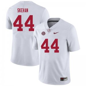NCAA Men's Alabama Crimson Tide #44 Charlie Skehan Stitched College 2021 Nike Authentic White Football Jersey WN17V83ME